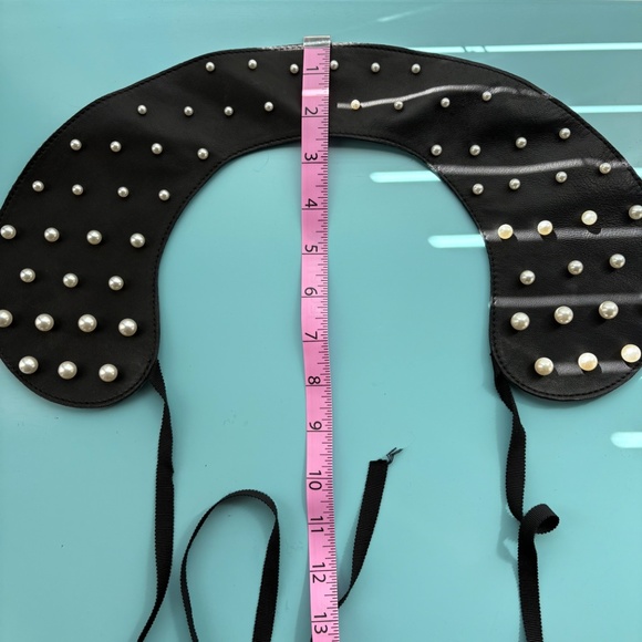 Clare V Peter Pan leather collar - Picture 2 of 7